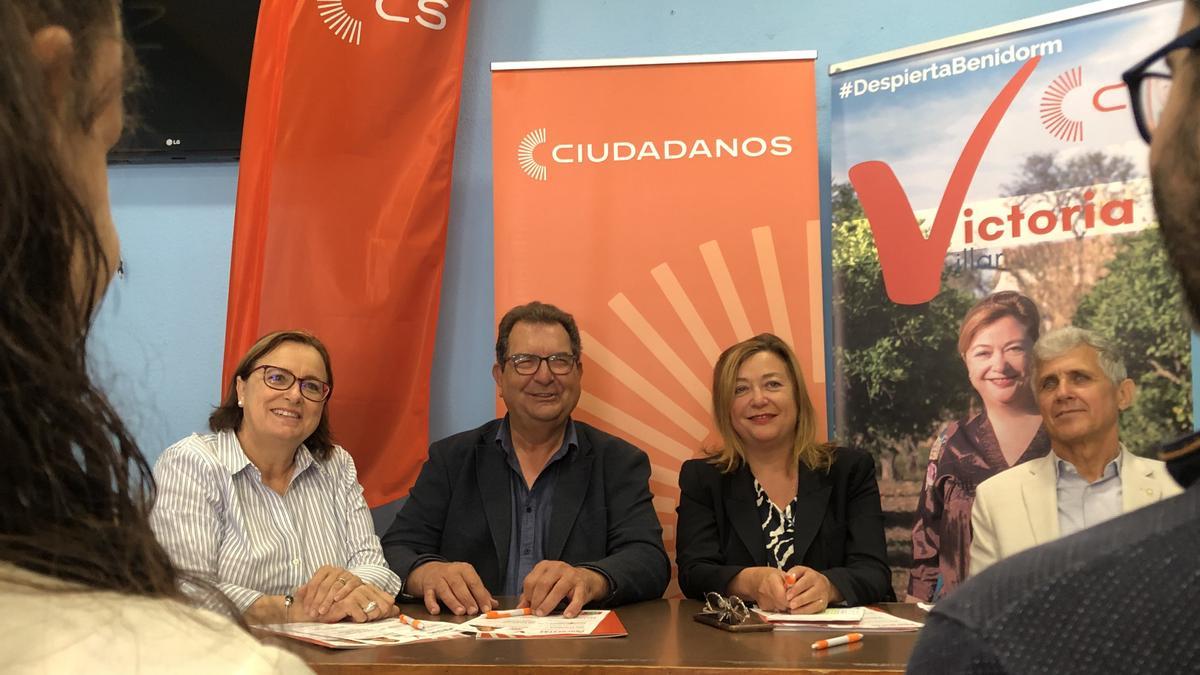 Los miembros de Ciudadanos de Benidorm.