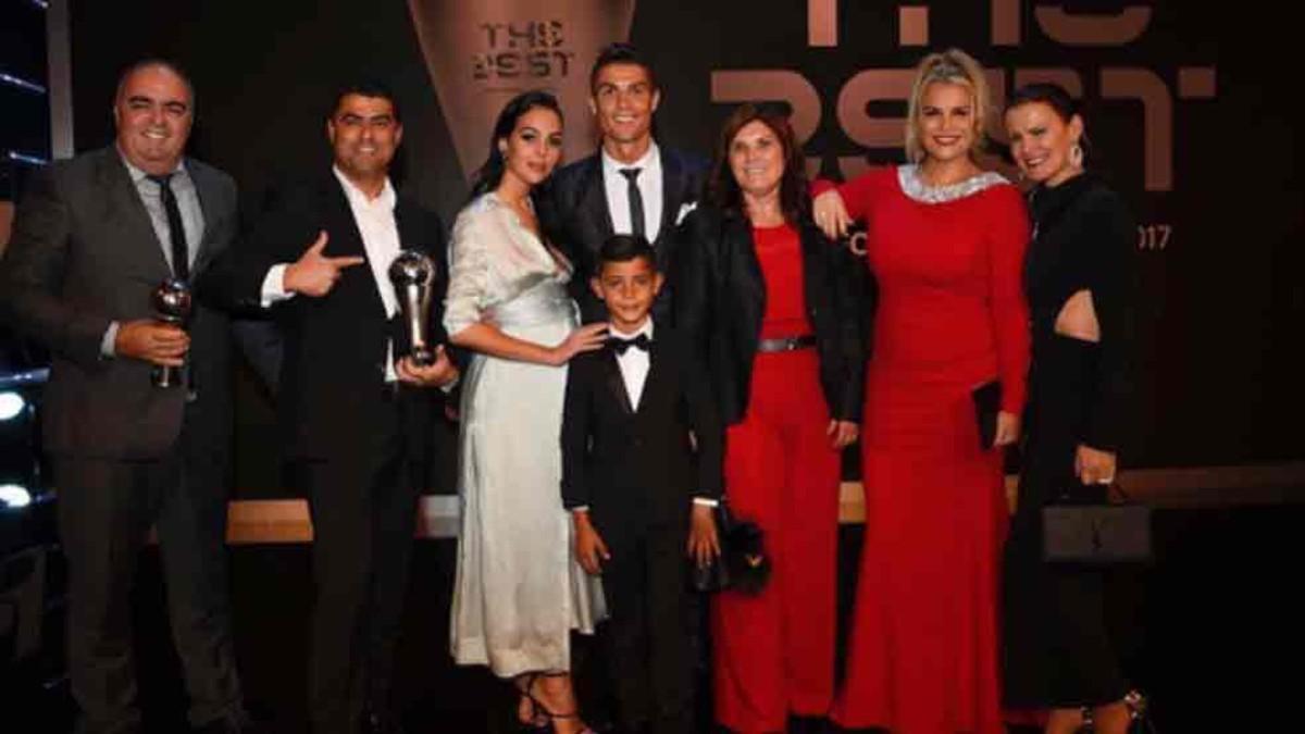Cristiano Ronaldo, con toda su familia