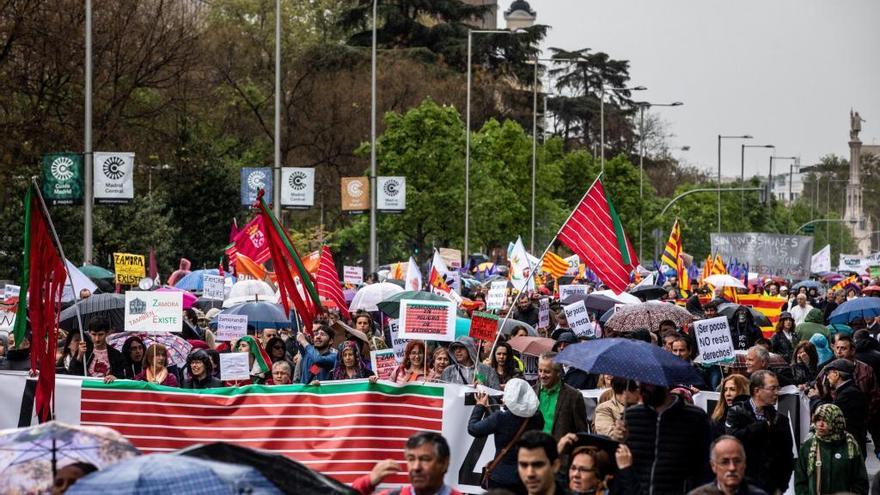 Manifestación de la España Vaciada en Madrid en una imagen de archivo.