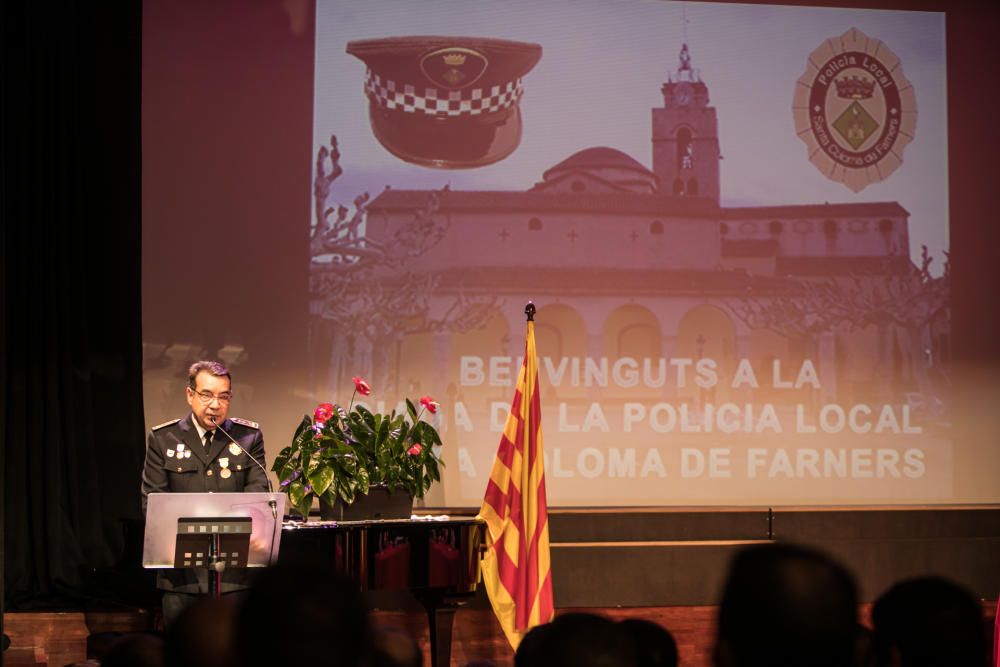 Primera festa de la Policia Local de Santa Coloma de Farners