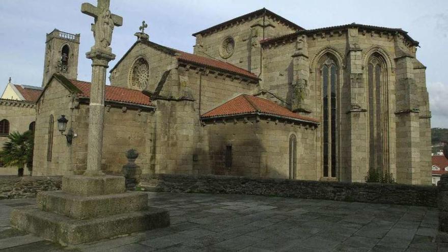 Vista de la iglesia de San Francisco, en Betanzos.