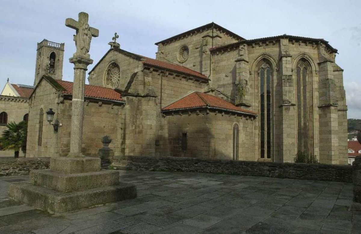 Vista de la iglesia de San Francisco, en Betanzos.