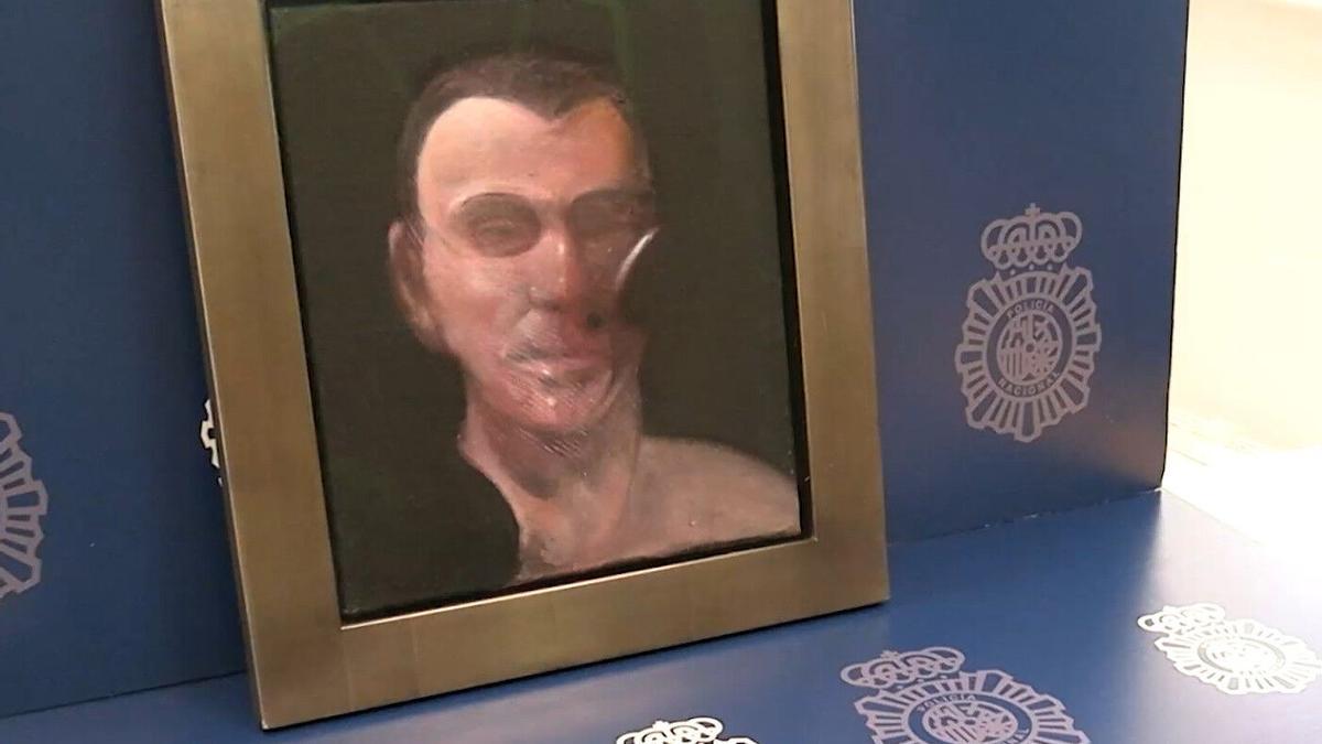Recuperado un cuadro de Francis Bacon valorado en 5 millones de euros robado en Madrid en 2015.