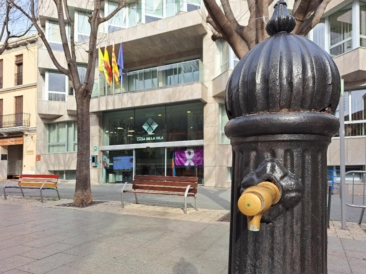 Una font pública a Esparreguera