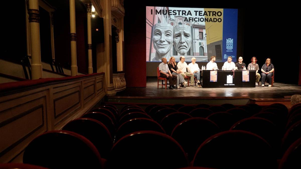 Presentación de la primera edición de la Muestra de teatro amateur de Zamora.