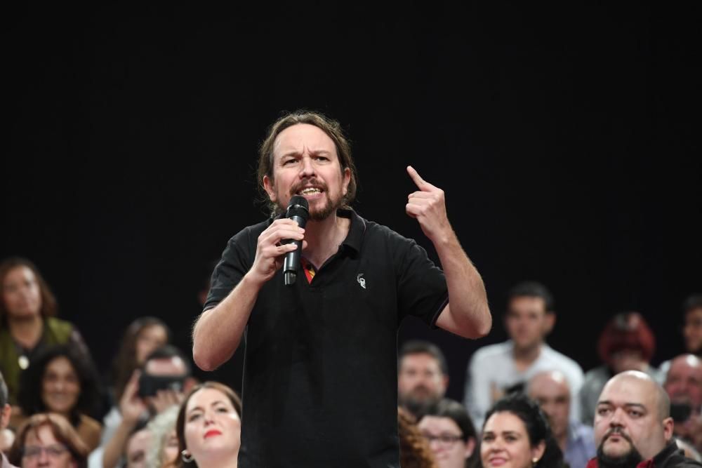 Mitin de Pablo Iglesias en A Coruña