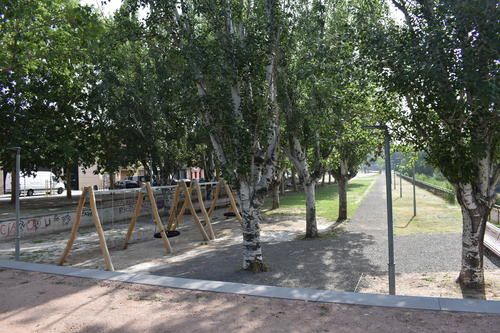 El parc de Josep Vidal, al Passeig del Riu, ja és accessible després de les millores que s'hi han fet