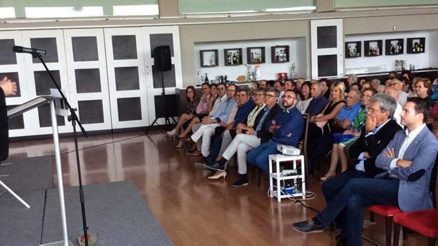 El presidente de la Generalitat, Ximo Puig, en su intervención durante el homenaje.