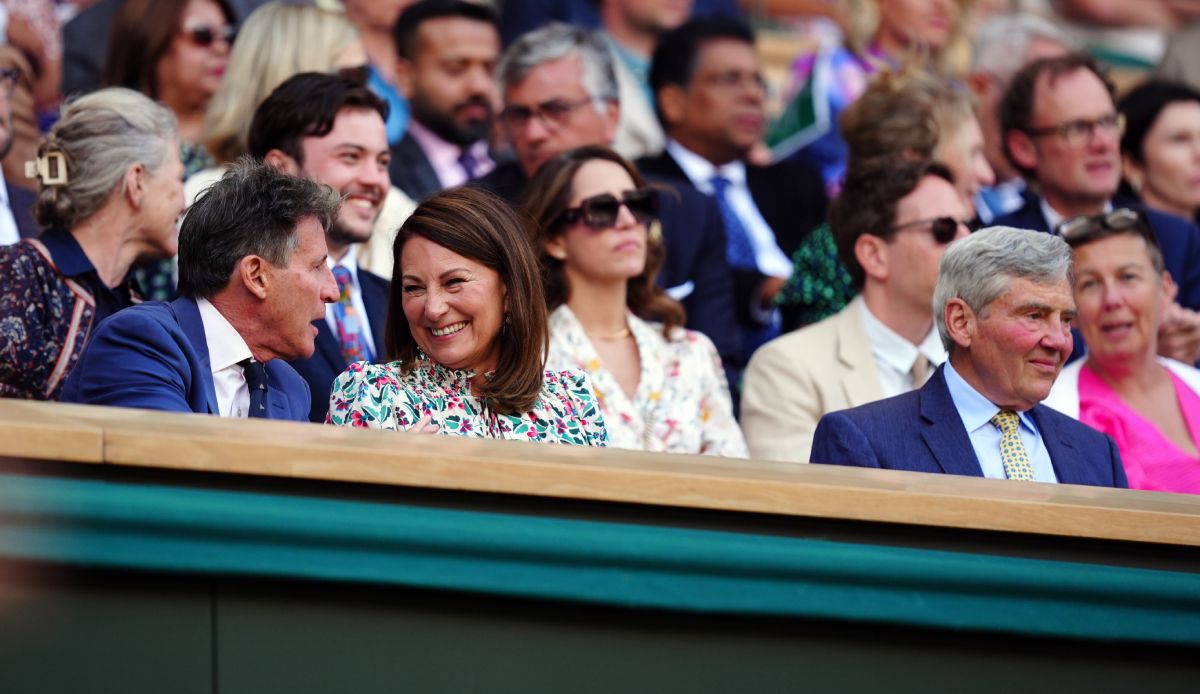 Los padres de Kate Middleton en Wimbledon