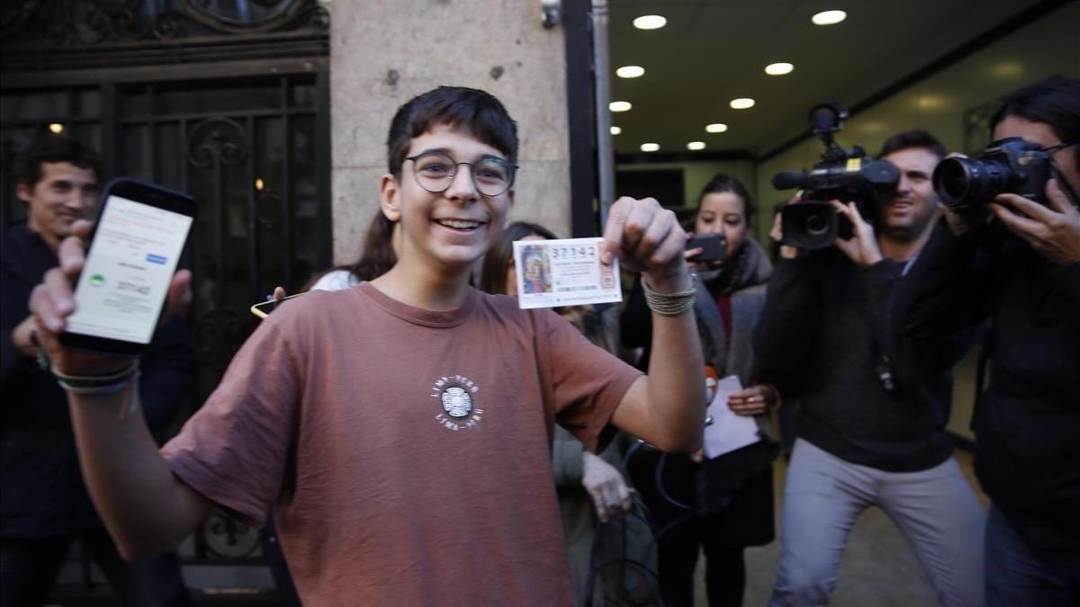 Un niño de 15 años, premiado con un décimo del Gordo de &#039;El Niño&#039;