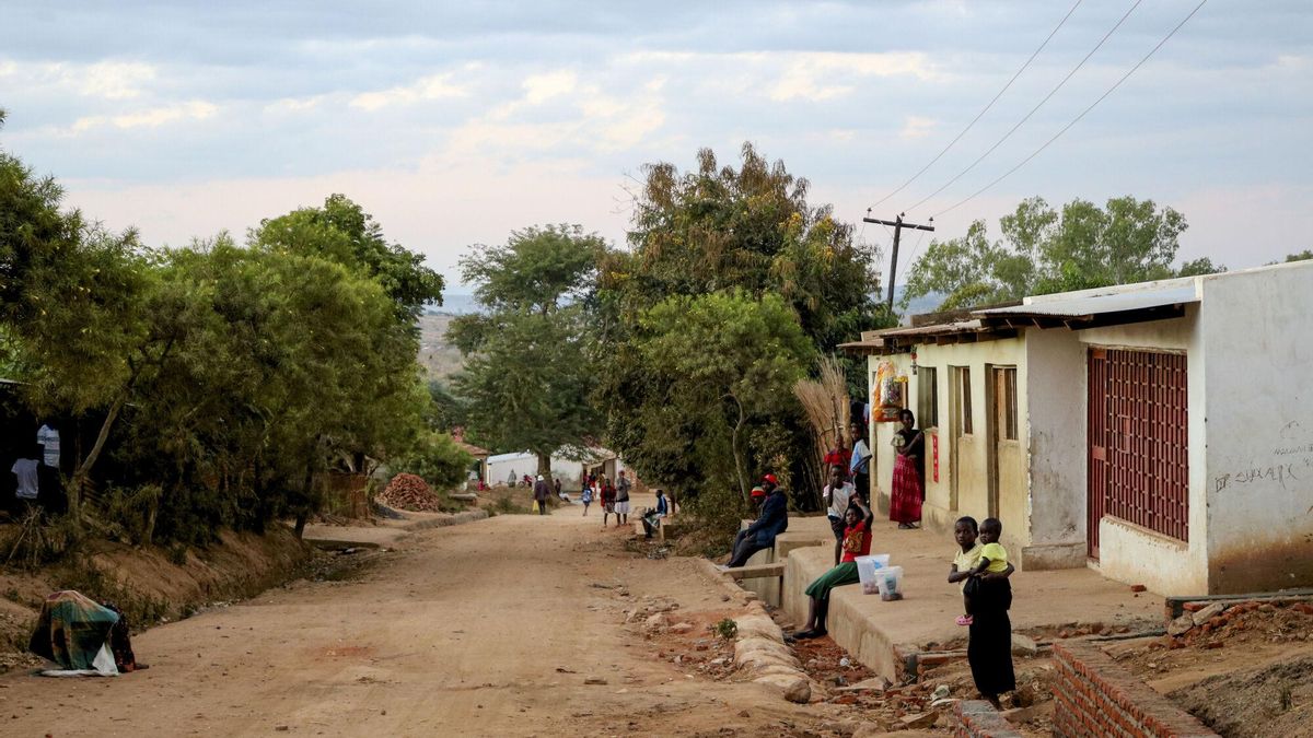 Una calle de Lilongüe, la capital de Malaui.