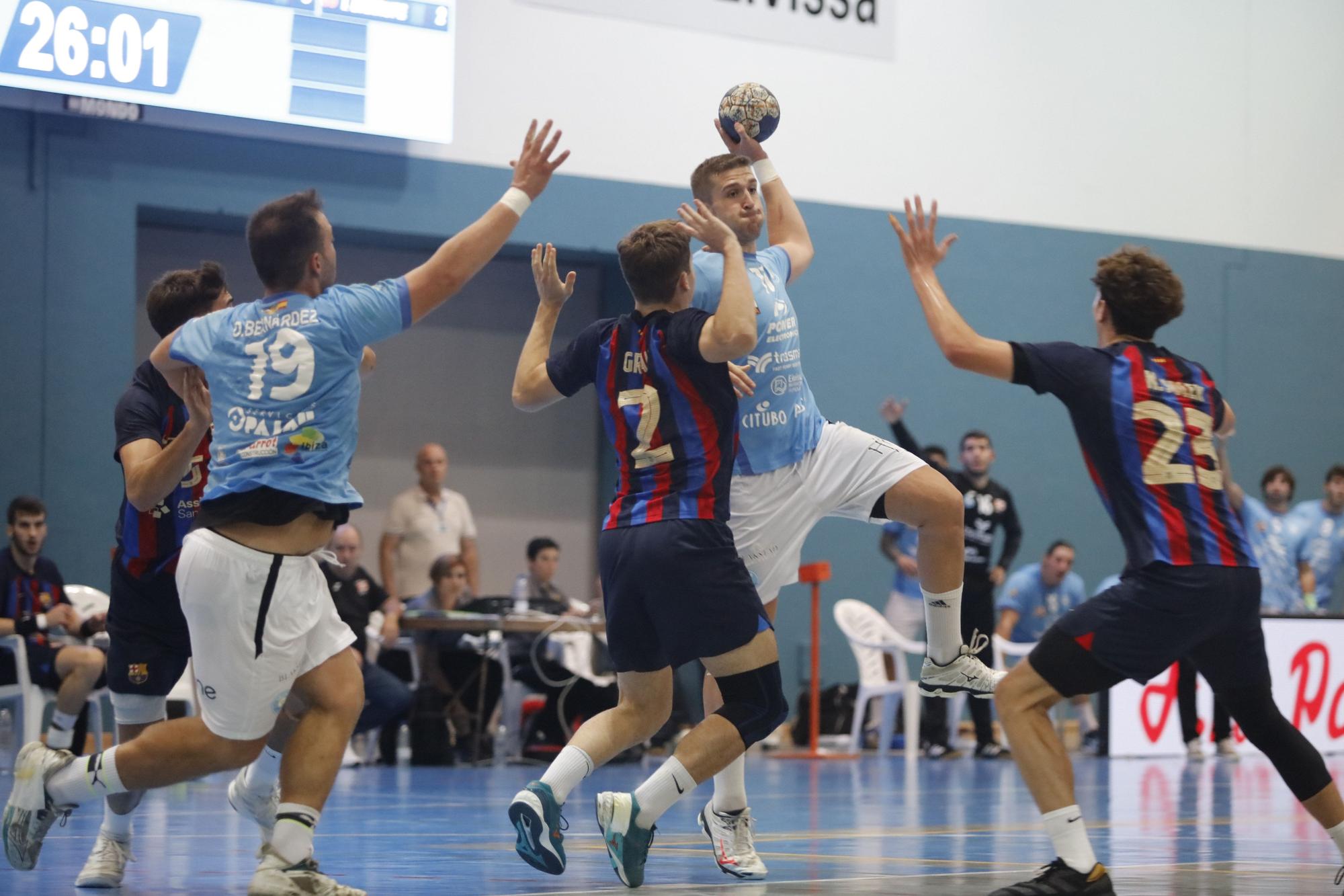 Partido entre el Trasmapi HC Ibiza y el Barça B