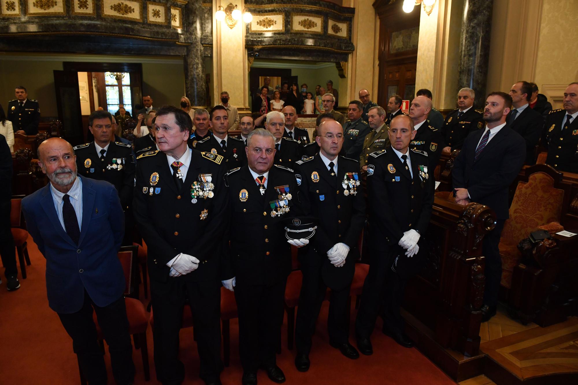 Celebración de la festividad de la Policía Local en A Coruña
