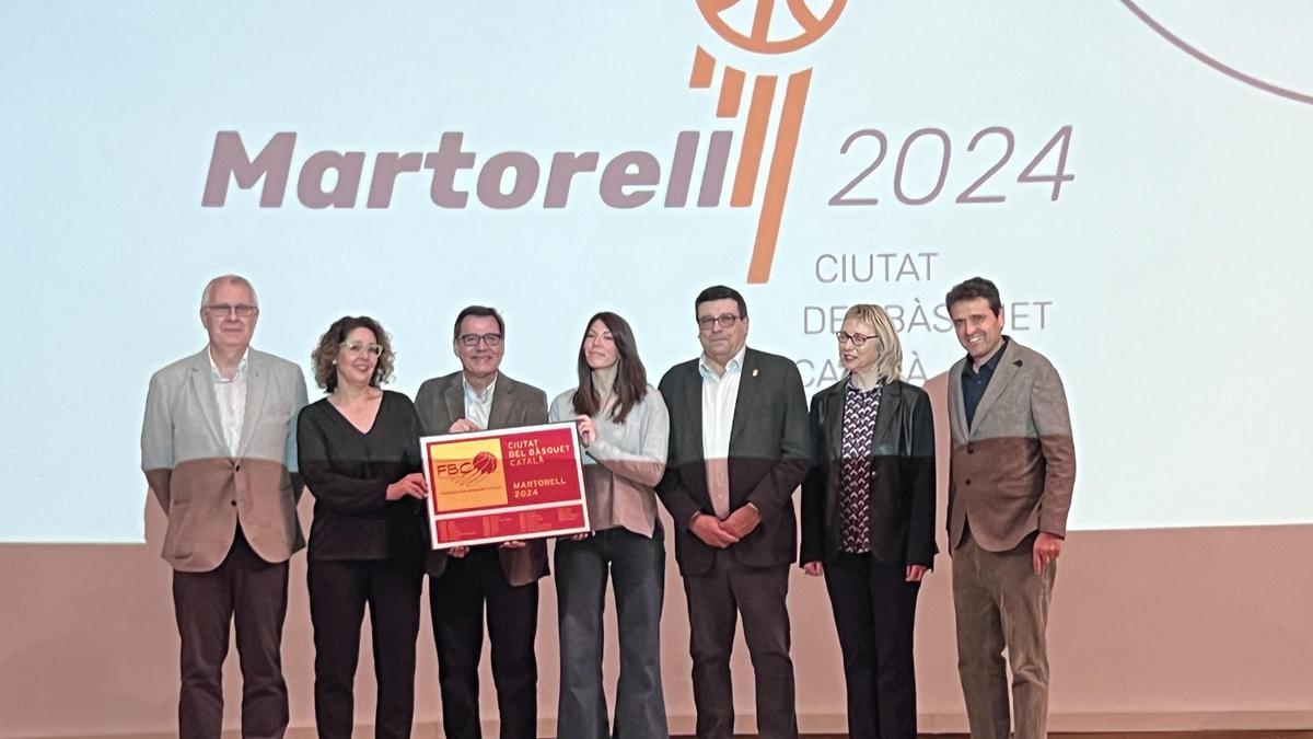 Imatges de la presentació de Martorell com a Ciutat del Bàsquet Català 2024