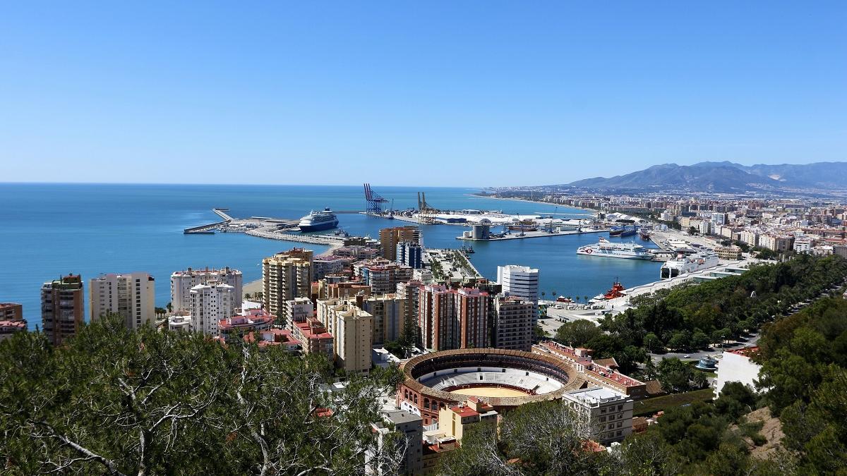 Una vista de Málaga.