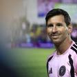 Leo Messi, en el calentamiento previo al amistoso entre Independiente del Valle y Inter Miami