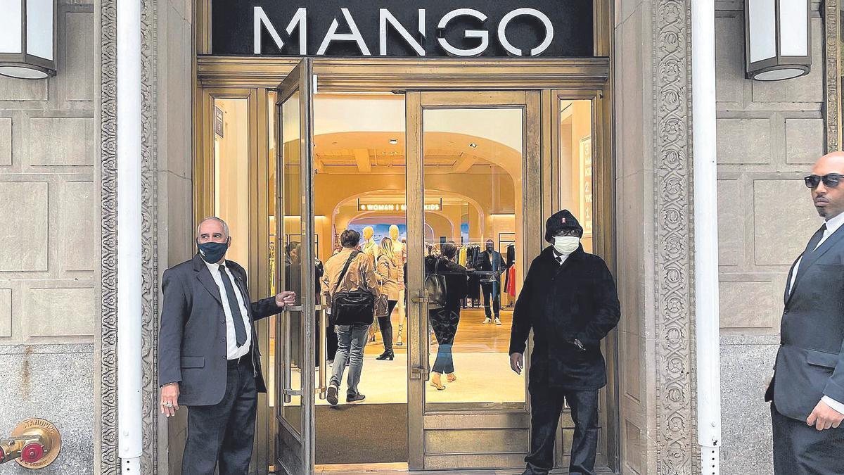 Inauguración de la nueva tienda de Mango en Nueva York.