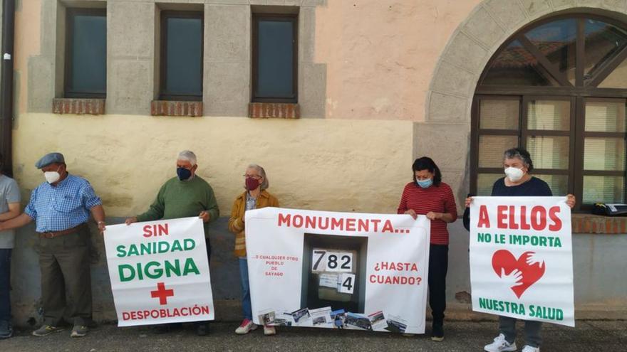 Bermillo de Sayago y Tábara se concentran por la sanidad rural en Zamora