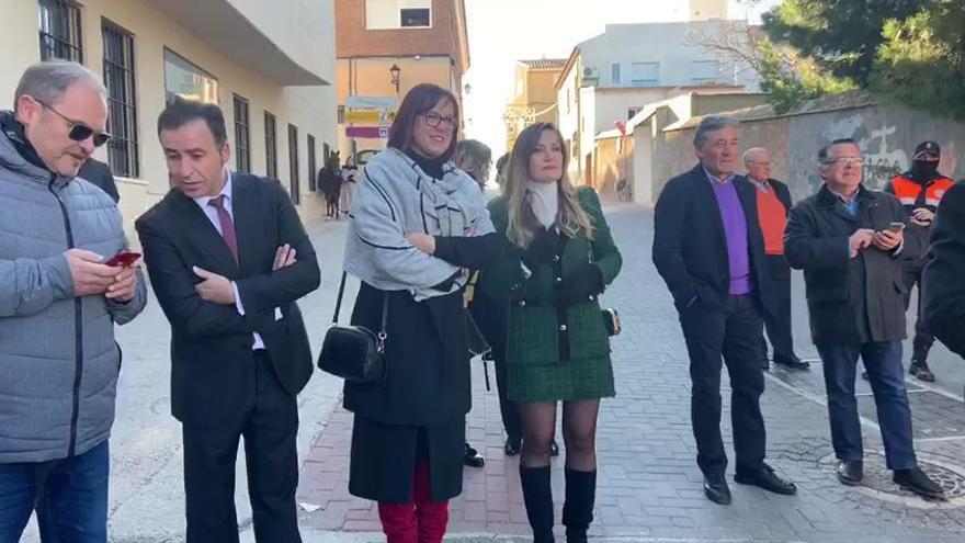 La vicepresidenta del Gobierno, Isabel Franco, en el Auto de Reyes Magos de Aledo