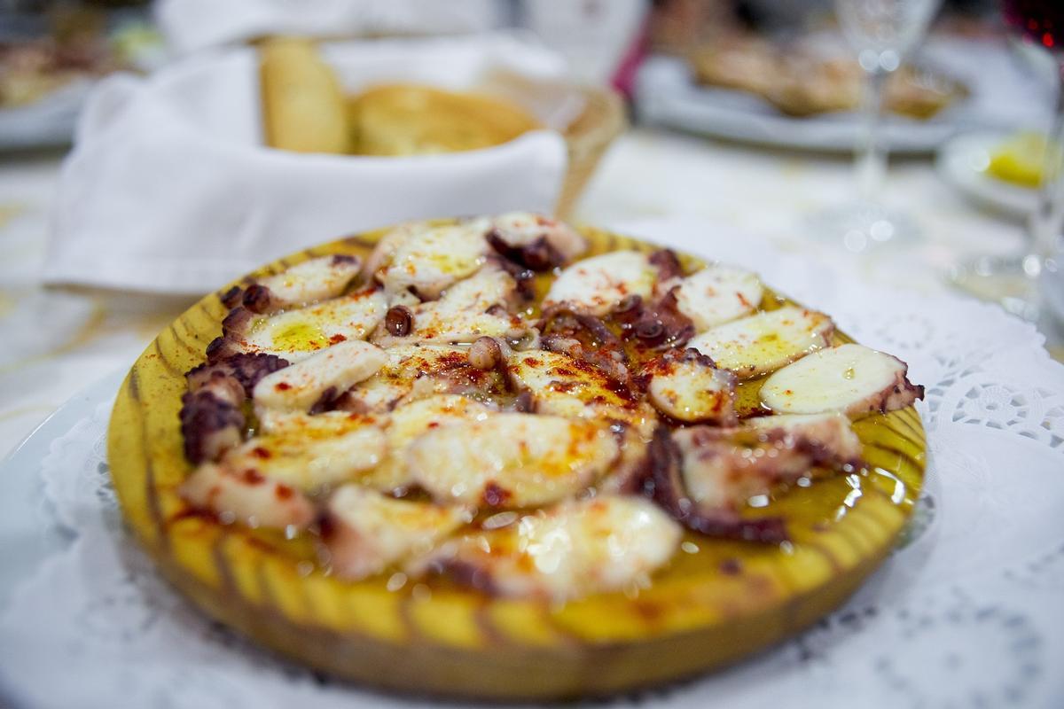 Una ración de pulpo