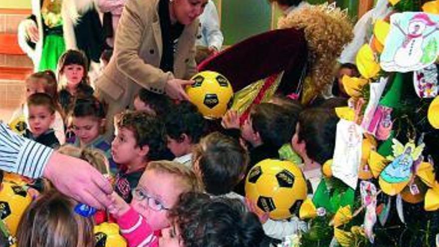 Reyes por adelantado en el colegio Sancho II