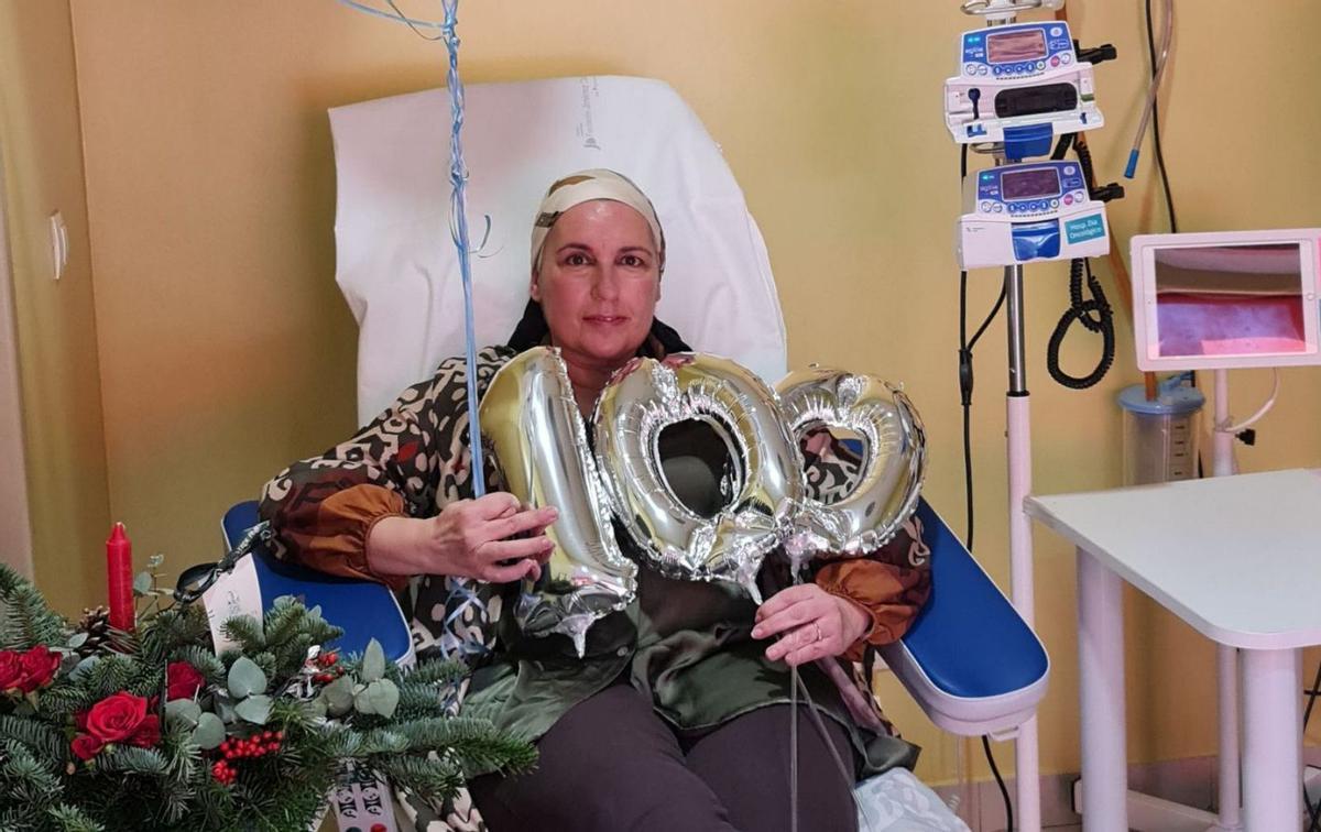 Teràpia innovadora per a una malalta en pal·liatius