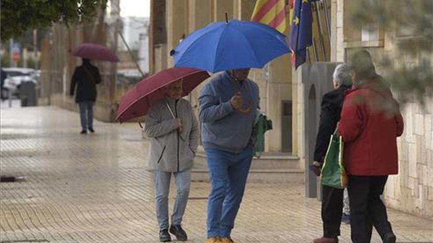 Semana de lluvias intermitentes en Castellón