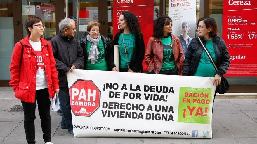 Podemos Zamora llama a participar en la concentración de mañana en apoyo a la PAH