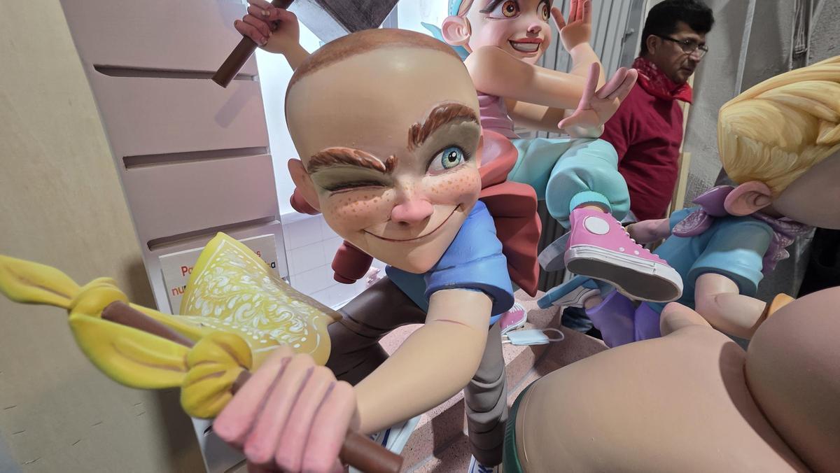 Estos son los NInots que presenta Almirante Cadarso a la Exposicion de las Fallas 2026