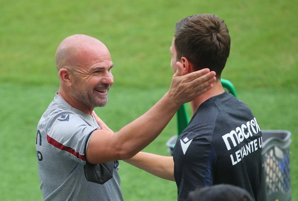 Entrenamiento del Levante previo al partido del Celta