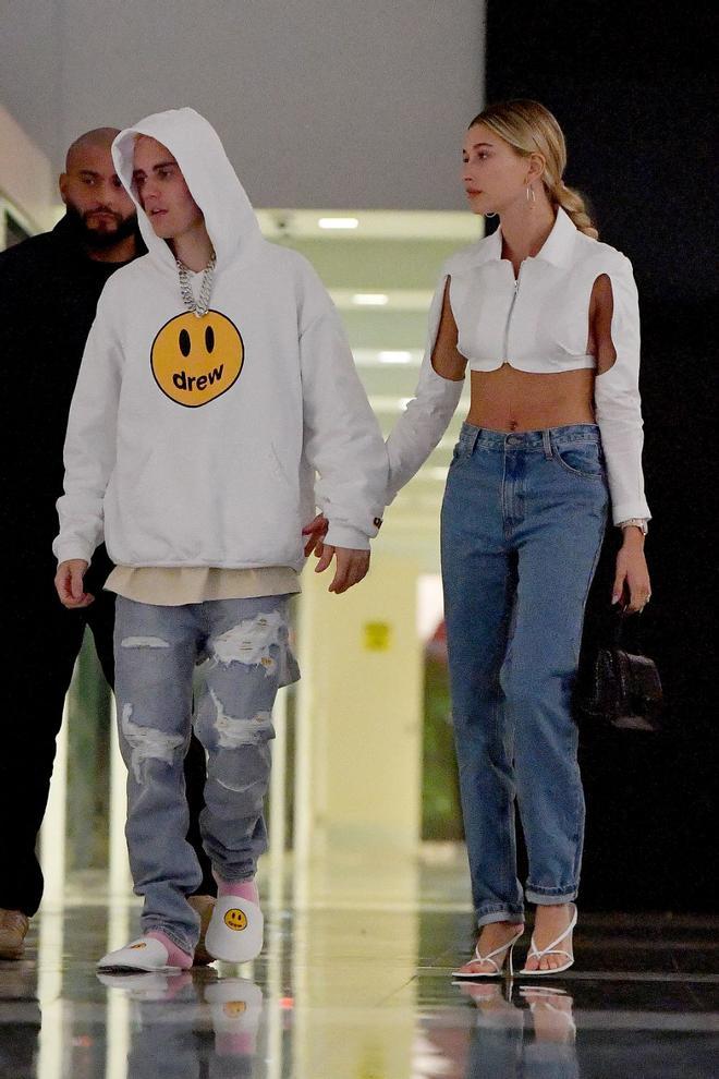 Justin Bieber junto a Hailey Baldwin en Miami