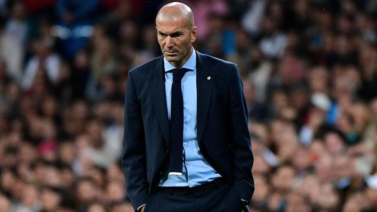 Zidane frente al Eibar en el Santiago Bernabéu