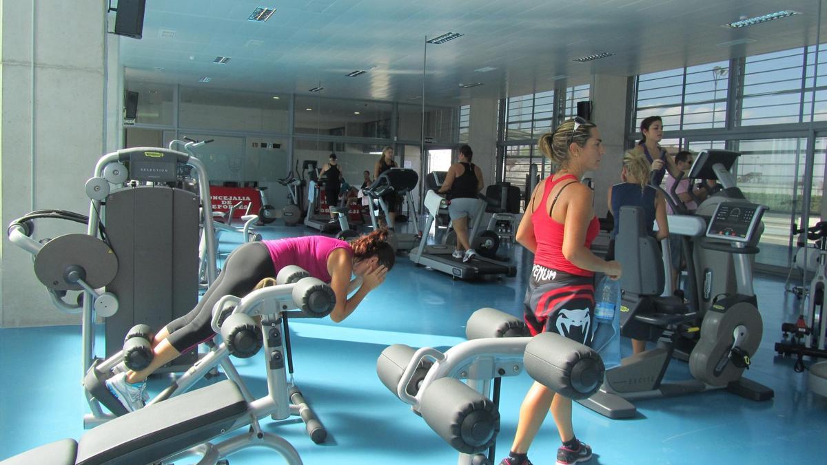 Gimnasio de la zona de raquetas de la Ciudad Deportiva, en una imagen de archivo