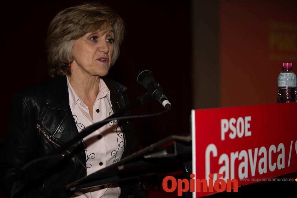 Presentación candidatura PSOE en Caravaca