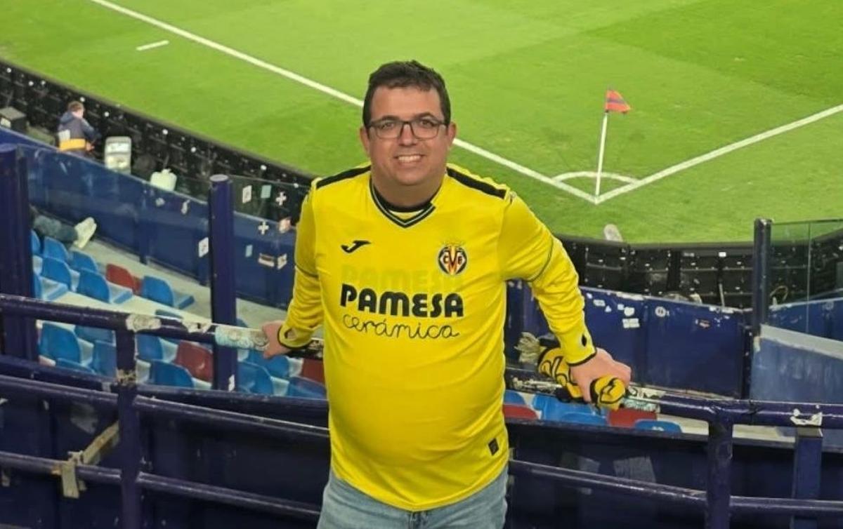 José Pascual Trilles, aficionado del Villarreal.