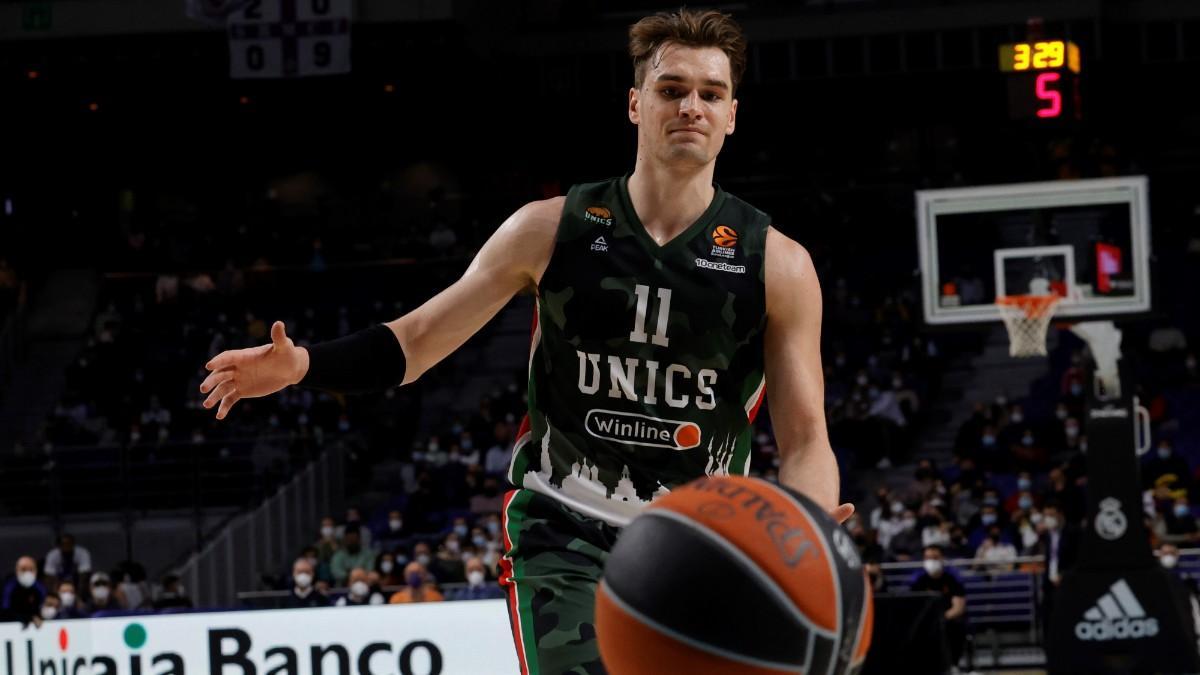 Hezonja jugó la pasada temporada en el Unics, antes de su fichaje por el Madrid