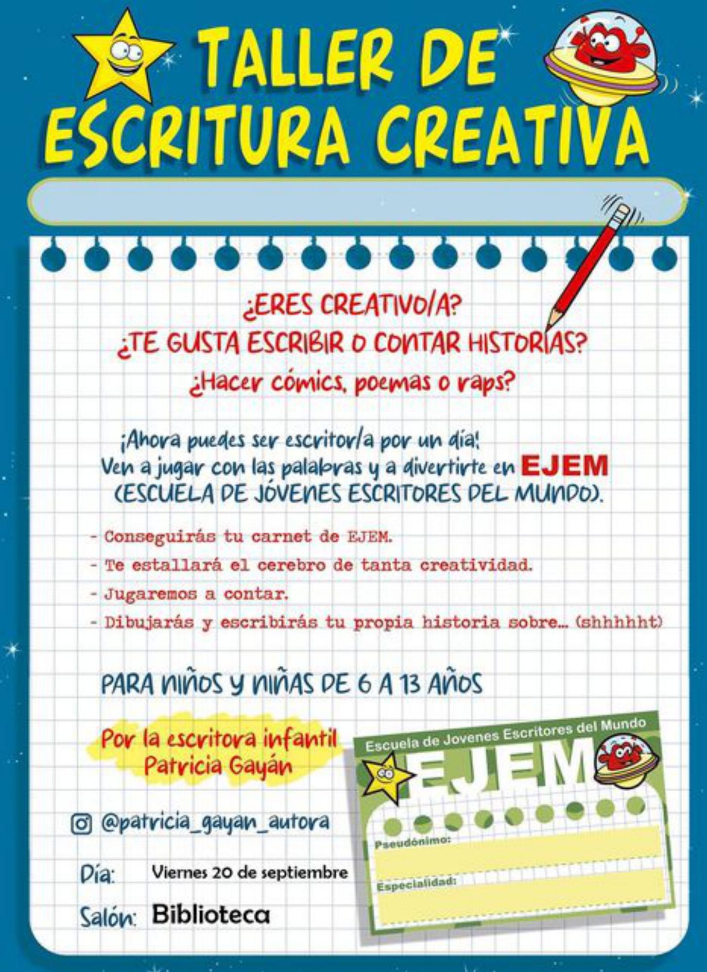 Dirigida a niños de 6 a 13 años.