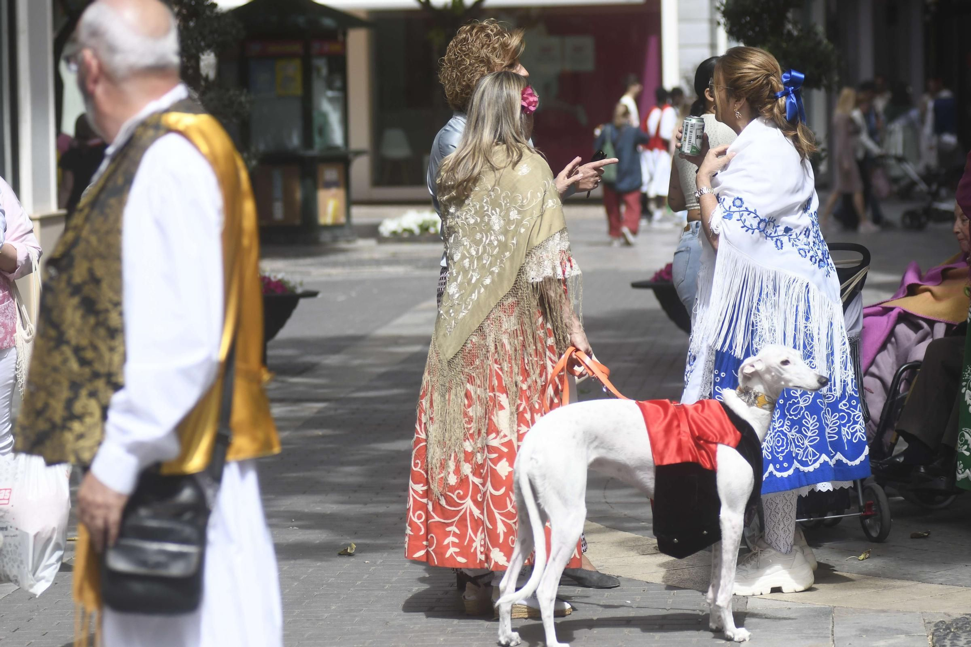 Ambiente en las calles del centro de Murcia durante el Bando de la Huerta (II)