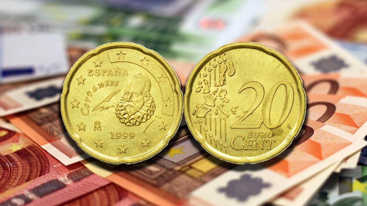 20 céntimos de Cervantes