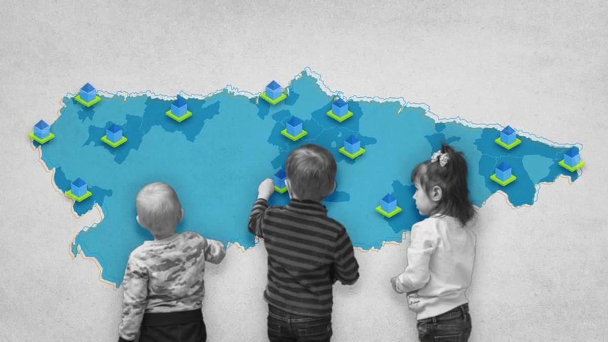 Educación adjudica la obra de las escuelinas del colegio de La Ería, en Lugones.