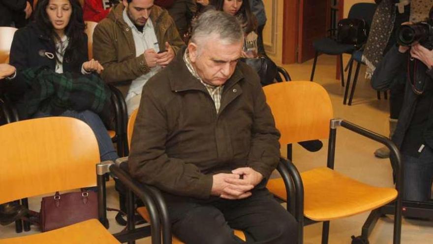 José Manuel Fernández Castiñeiras durante el juicio por el robo del &#039;Códice Calixtino&#039;.