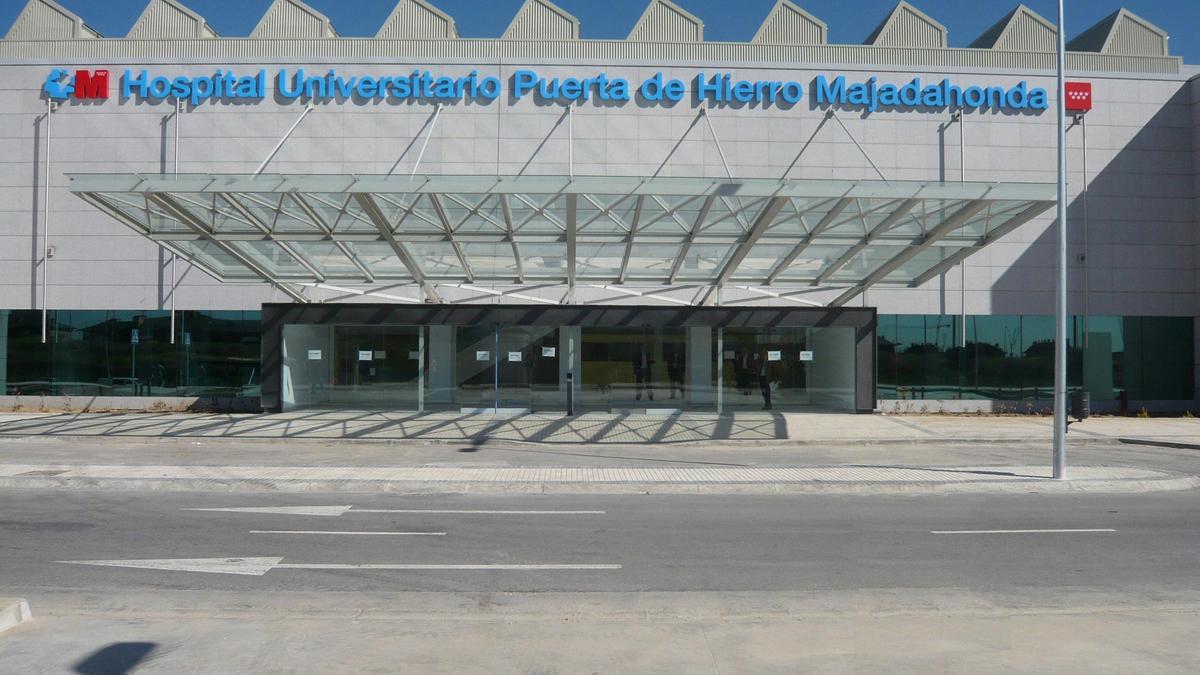 Una imagen del hospital público universitario Puerta de Hierro en Majadahonda (Madrid).