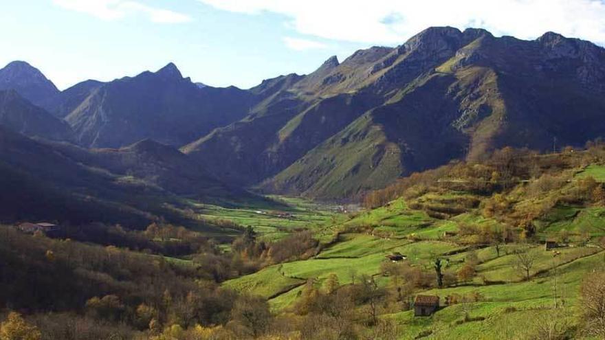 Paisaje que se observa desde Ladines.