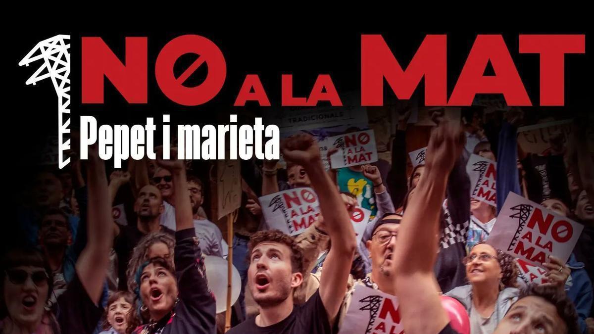 Manifestación contra la MAT.