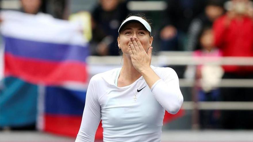 Sharapova suma su primer título en dos años