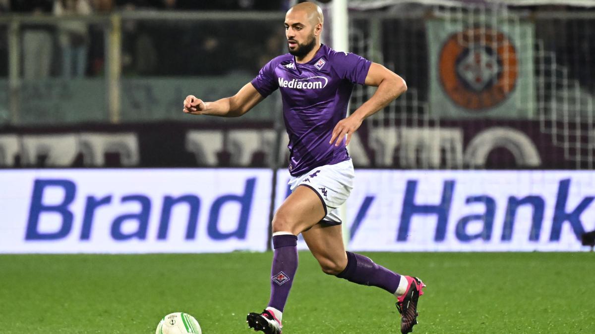 Amrabat, con la Fiorentina