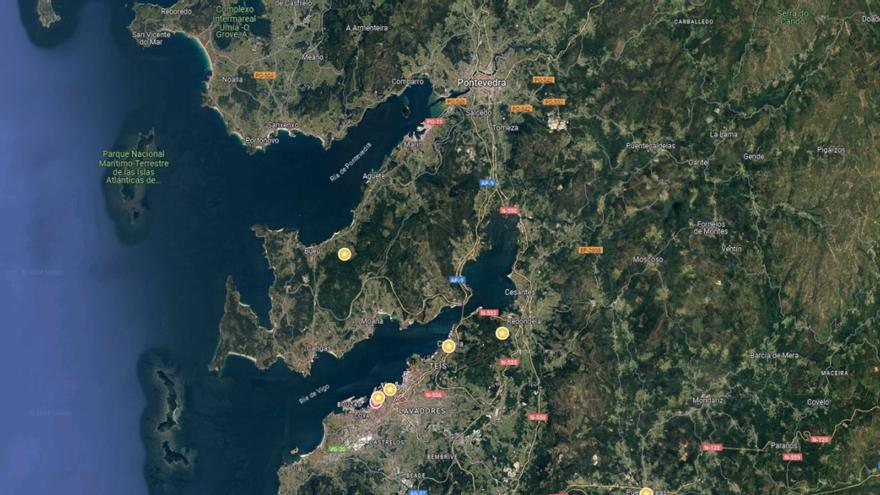 Google Maps traduce por fin el nombre de los pueblos gallegos pero se olvida de Ponteareas y tres localidades de la ría de Arousa: errores graves