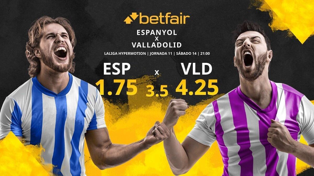 RCD Espanyol vs. Real Valladolid CF: horario, TV, estadísticas, clasificación y pronósticos
