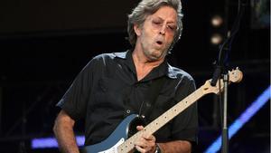 Eric Clapton durante un concierto en el Hyde Park de Londres 