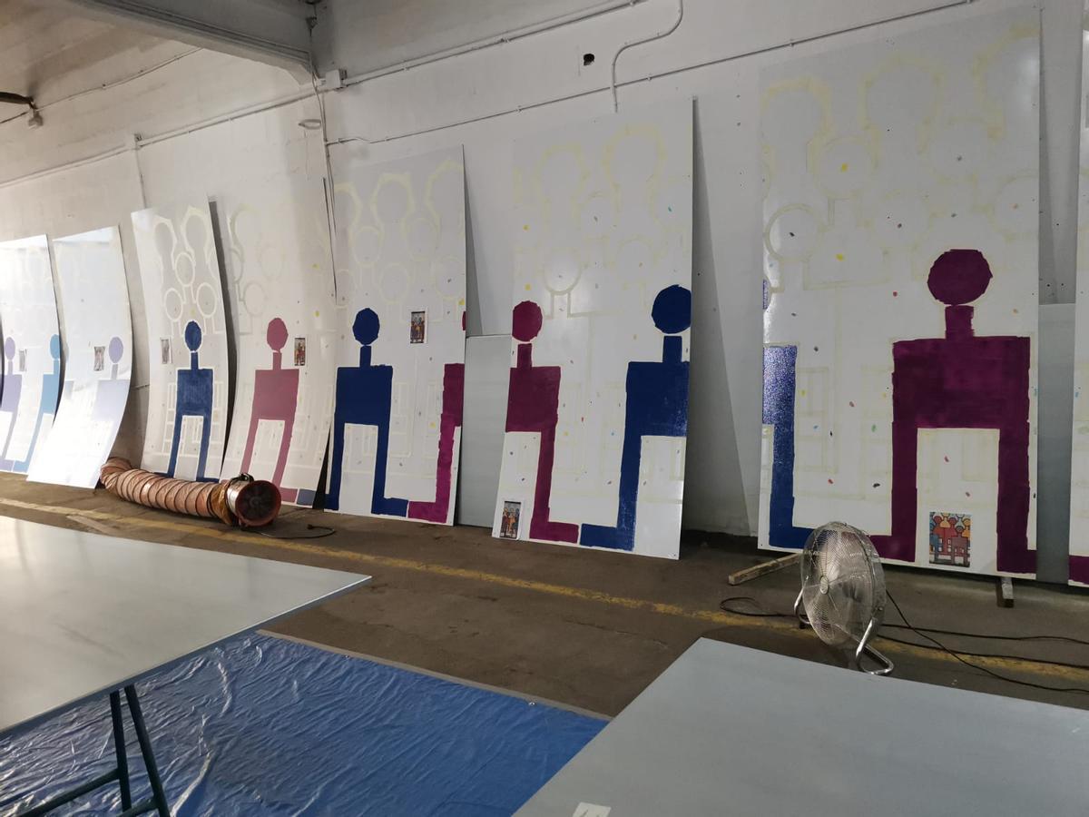 Así construye la obra en memoria de Martínez Garrido el artista Nelson Villalobos Así construye la obra en memoria de Martínez Garrido el artista Nelson Villalobos